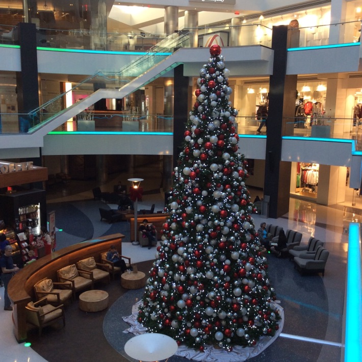 Weihnachten im Einkaufszentrum